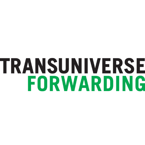 Logo of Transuniverse Forwarding with the word 