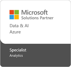 Microsoft Solutions Partner badge for Data & AI, Azure, and element61, demonstrating expertise in business analytics and performance management. Specializing in innovative solutions and advanced analytics to transform your data-driven decisions. | PBI-OOTB